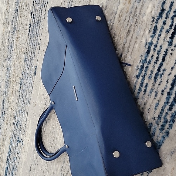 New! Never used! Rebecca Minkoff large blue leather handbag/tote - Picture 5 of 5